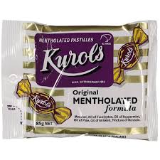 Kurol Mentholated Pastilles